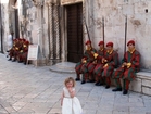 Entrance to the cathedral - Customs on Korčula