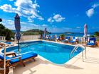 Luxury villa Dionysus - view from the Pool area to the sea