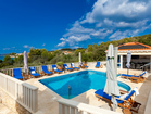 Wonderful pool terrace with sea view!