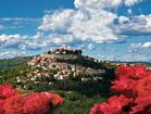 Charming Motovun village on the top of a hill