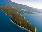 View to Loviste from the sky