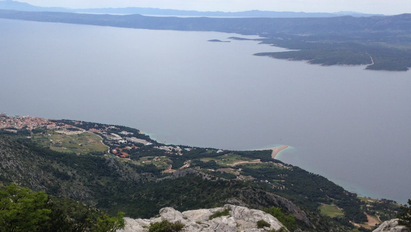 Cycling on Brac - Climb to the mountain Vidovo